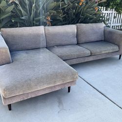 Living Spaces Mid Century Style Couch