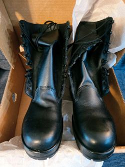 Navy Boots Steel toe