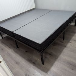 Cali King Bedframe And Box Spring