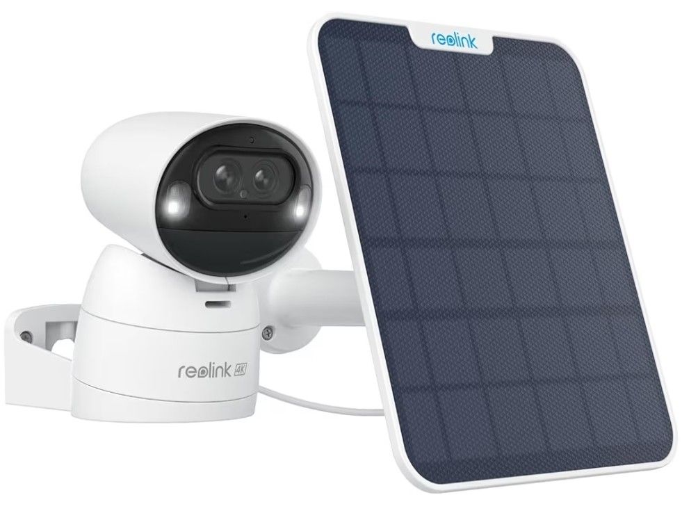Reolink Argus Track 4K Dual-Lens WiFi Security Camera Color Night + Solar Panel