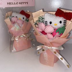 MINI HELLO KITTY AND MY MELODY BOUQUETS 💐 