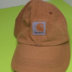 Carhartt Hat Cap Brown Fitted Cotton Classic Adjustable youth size