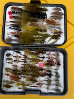 Fly fishing flies: trout/freshwater