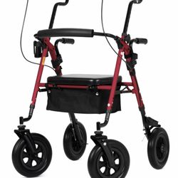  All Terrain Dual-Brake Upright Walker 10" Wheels Open-box