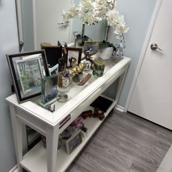 IKEA White LIATORP Console Table