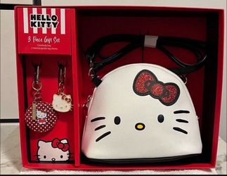 Hello Kitty 3-Piece Crossbody Bag Gift Set