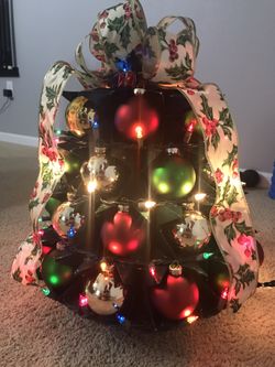 Homemade Tabletop Christmas Tree