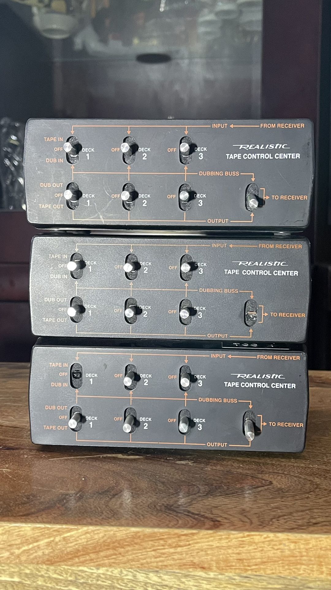 Realistic Tape Control Center 3 Pcs Working