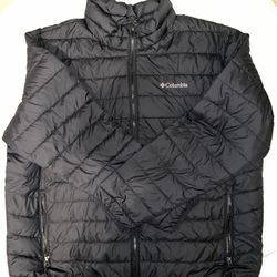 Columbia - Black Puffer Rain Jacket 