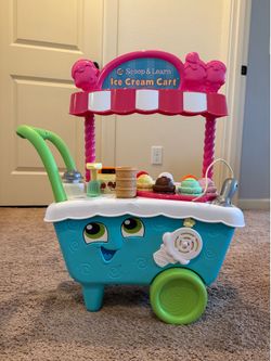LeapFrog Scoop & Learn Ice Cream Cart with Accessories, Baby and Toddler Toys