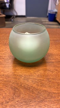 Parylite light green candle holder