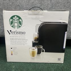 Verismo System By Starbucks Coffee Latte Espresso Black Silver (New Open Box)