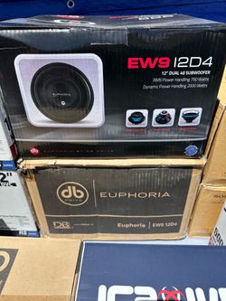 DB Drive Euphoria EW9 12” subwoofer