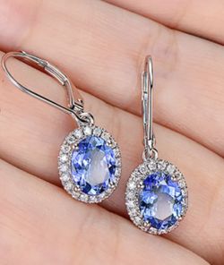 Ear Rings  Style: Princess Royal Blue