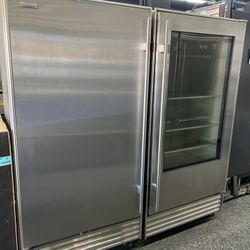 Subzero Column Refrigerator & Freezer Set 72”