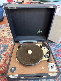 Paillard Garrard Vintage Portable Record Player