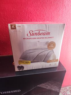Sunbeam Microplush Heated Blanket