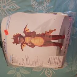 Red Dragon Costume Toddler Size 4-6