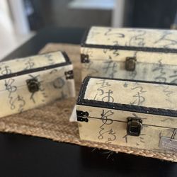 NEW Accent Boxes Mini Trunks 