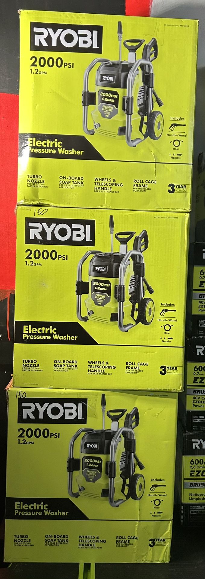 Ryobi 2000 psi Pressure Washer (Electric)