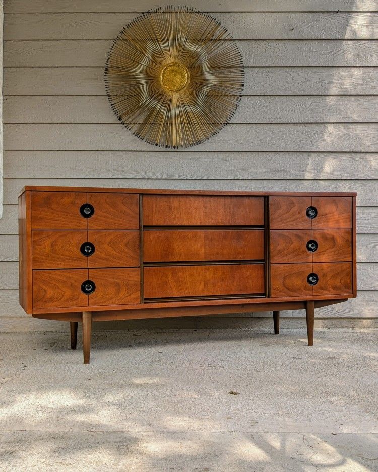 Mid-century Modern Stanley Credenza Dresser