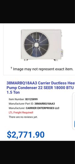 Heat pump condenser/high wall unit
