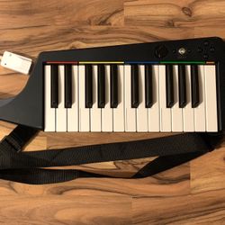 Wii Rock Band 3 Wireless Keyboard w/Dongle (TESTED/WORKS!)