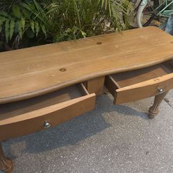 Beautiful, Solid Wood Console Table