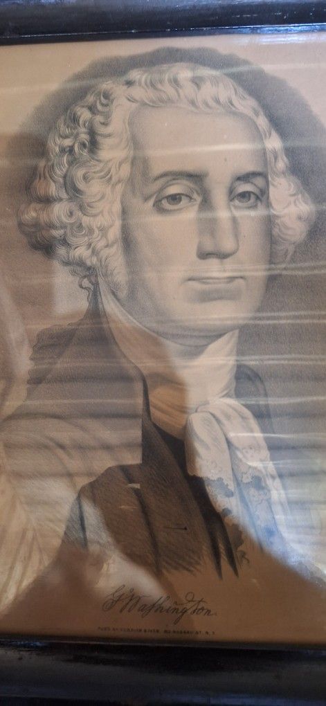 George Washington Pencil Lithograph