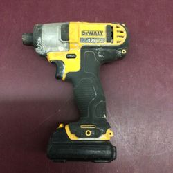 DEWALT 12V CORDLESS IMPACT DRIVER + BATERY 12 VOLT LITHIUM