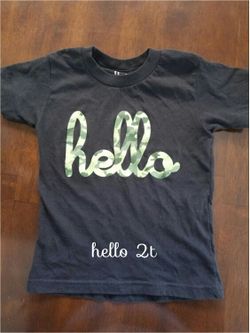 Hello t-shirt