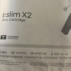 Tandem Dexcom T Slim 3ml Cartridges