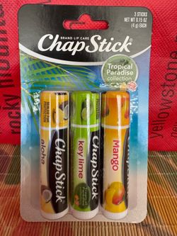 Chapstick - tropical paradise collection