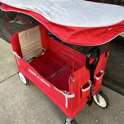 Kids Radio Flyer Folding Collapsible Beach Wagon