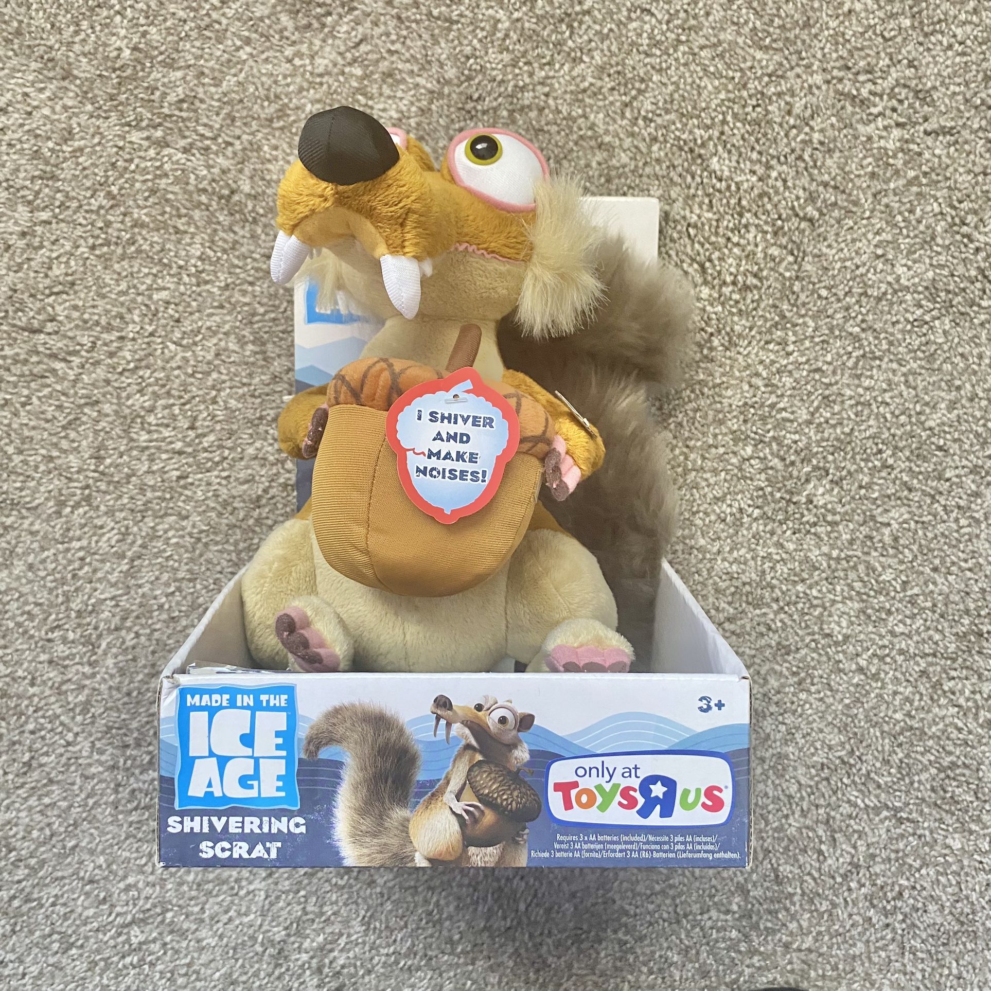 *Vintage* Toys R Us Shivering Skrat Plush No Sound
