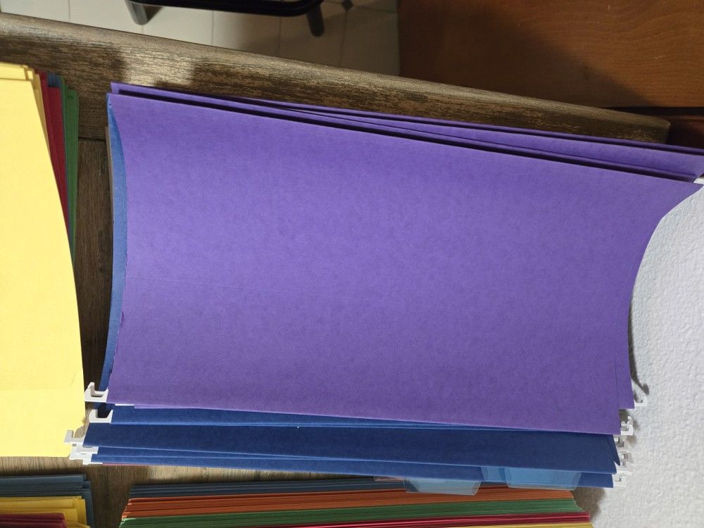 Brand New Legal Size Hanging File Folders – 25 Pack