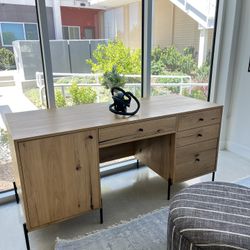 Large Sturdy Wood Office Desk