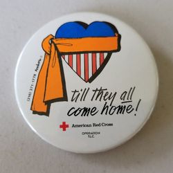 Vintage Military Return Home Pin