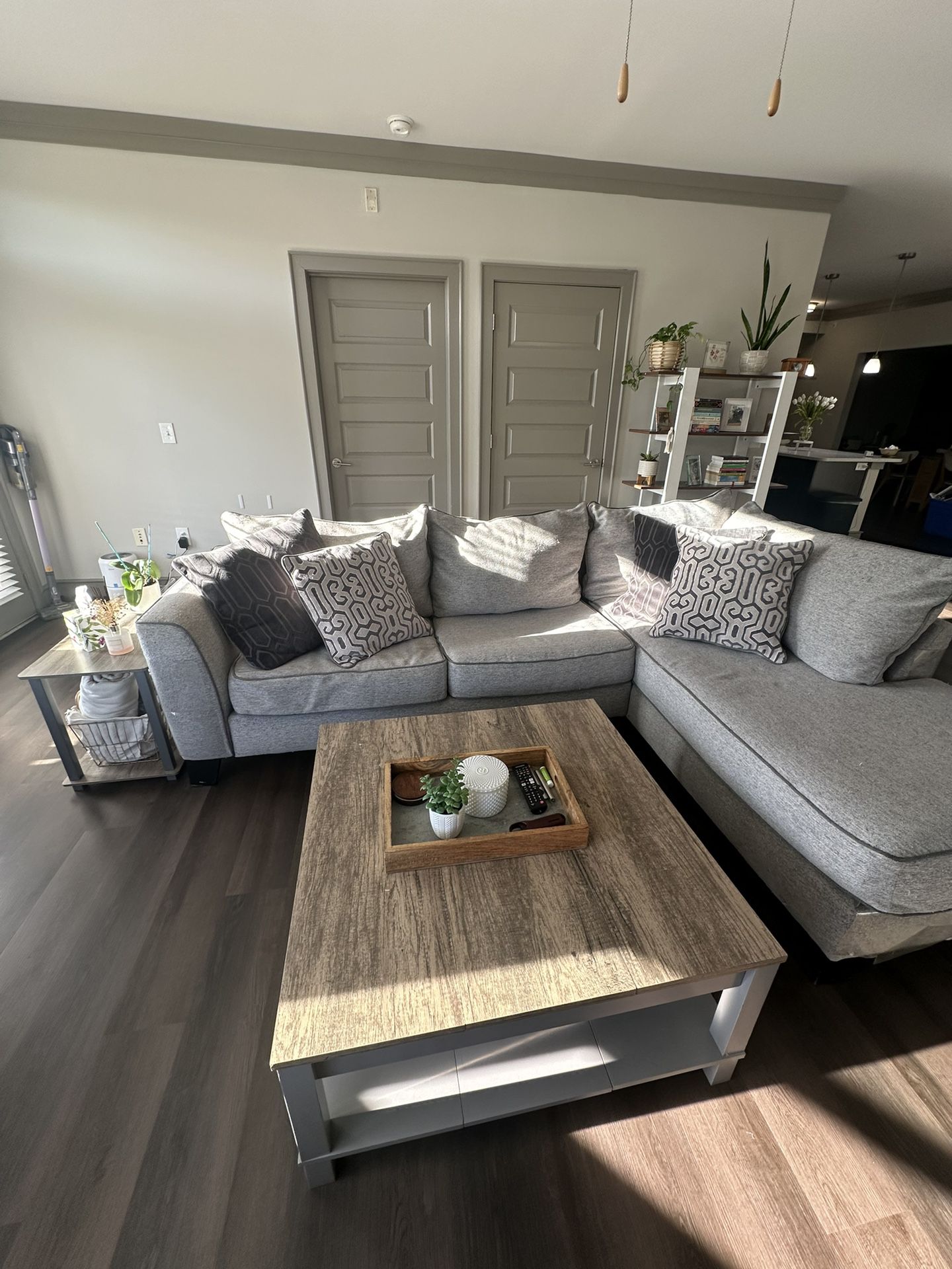 Sectional Grey Sofa 