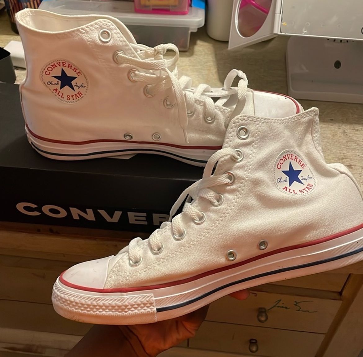 White Converse