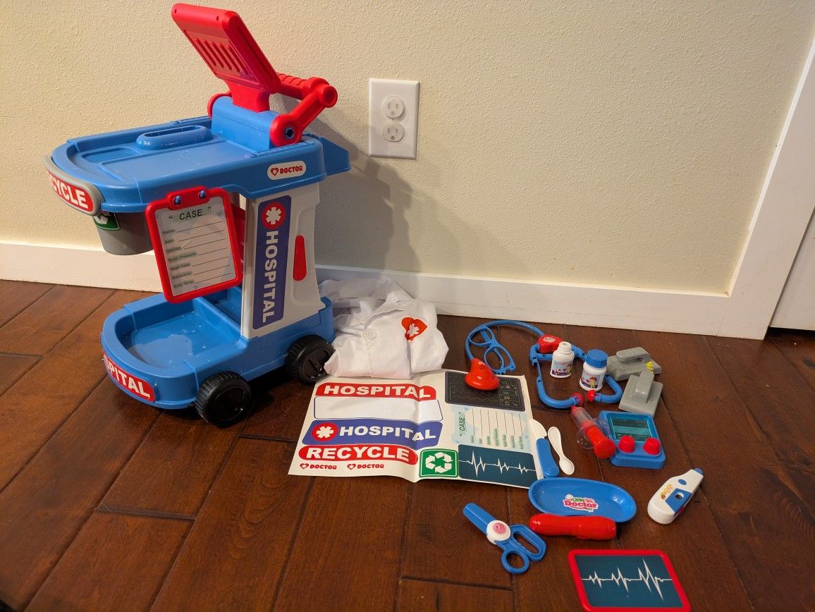 Toddler Pretend Play Doctor Cart