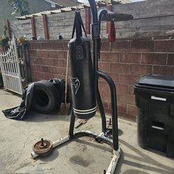 Punching bag and stand