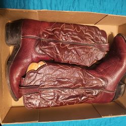 The Sanders Maroon Boots