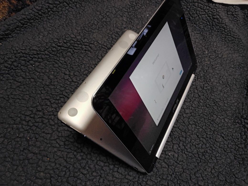 Asus To 10.1" Touchscreen Chromebook 2 In 1 Laptop \ Tablet