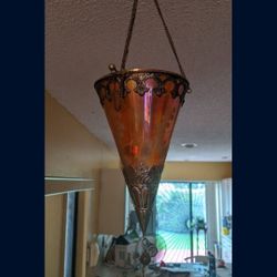 Antique Vintage Silver Hanging Tealight Holder Very Unique