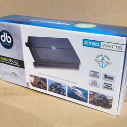 DB Drive Marine 5 Channel Speaker System Amplifier 2750 Watts NEO5v2 🚨 Payment Options Available 🚨 No Credit Needed 🚨 