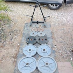 245lbs Olympic Weights+ Tree