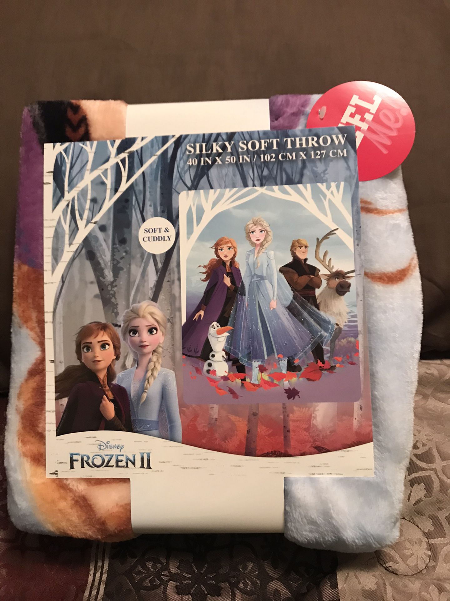 Disney’s Frozen II Anna and Elsa and Olaf Silky Soft Throw