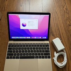 MacBook Retina 12” 2017 A1534/8GB RAM/512GB SSD/Fully Functional