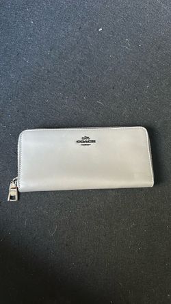 Coach Leather Zip-Around Wallet